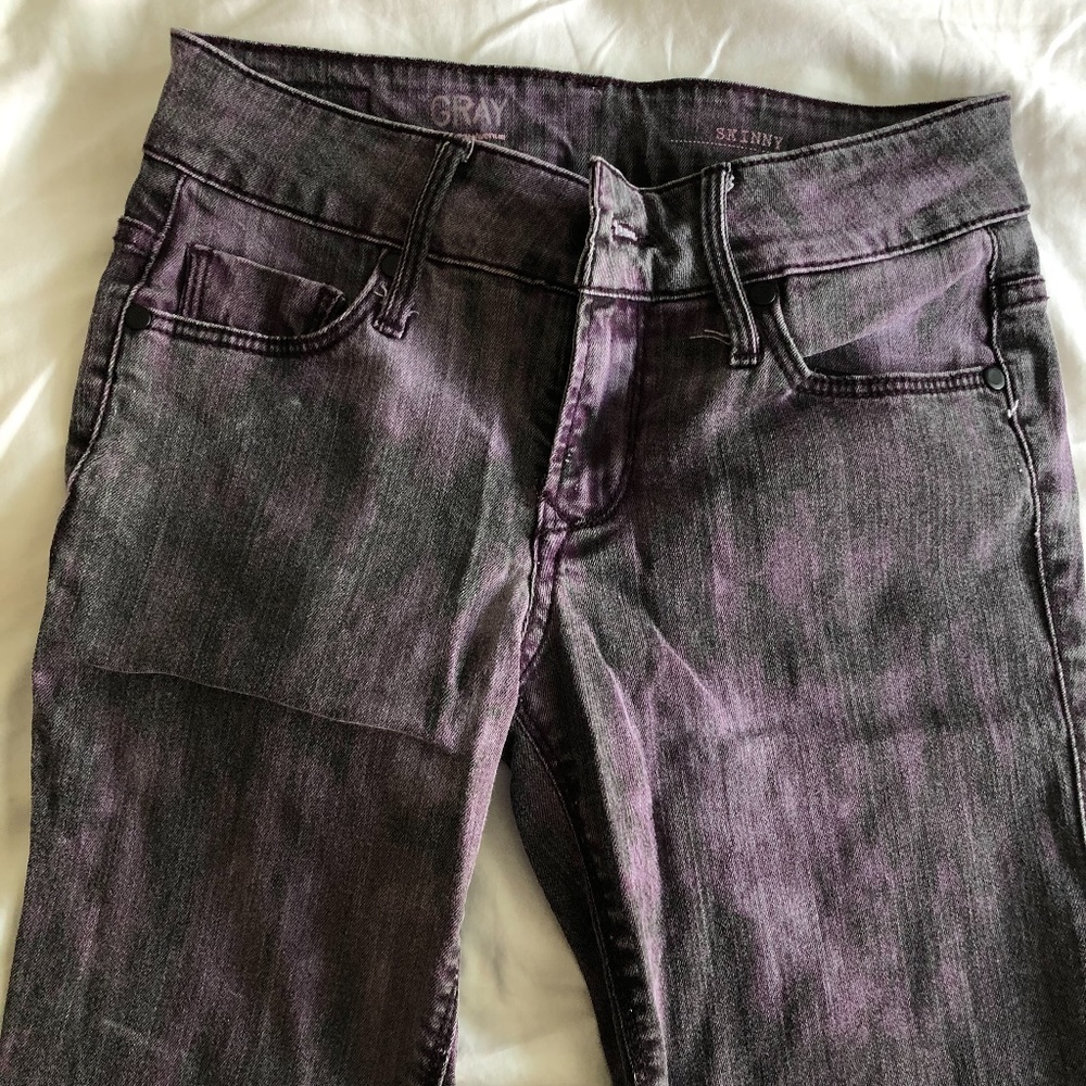 purple/black tie dye SAKS GRAY jeans